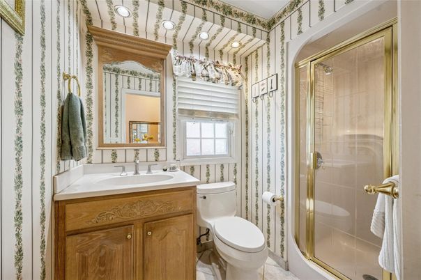 Bathroom, Glass Shower, Interior