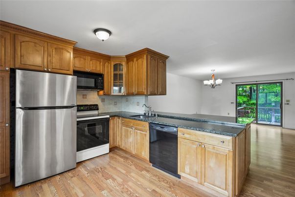Chandelier, Interior, Kitchen, Wood Texture Flooring