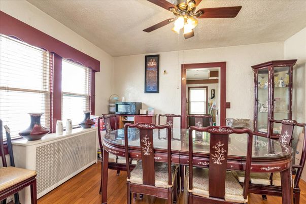Dining room, Interior, Wood Texture Flooring