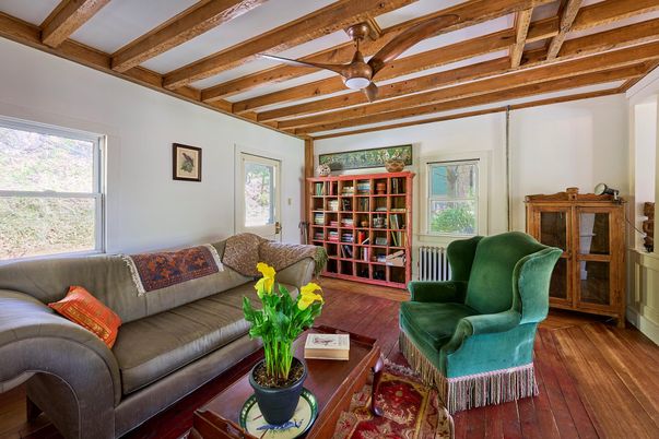 Interior, Living room, Wooden Beams, Wood Texture Flooring
