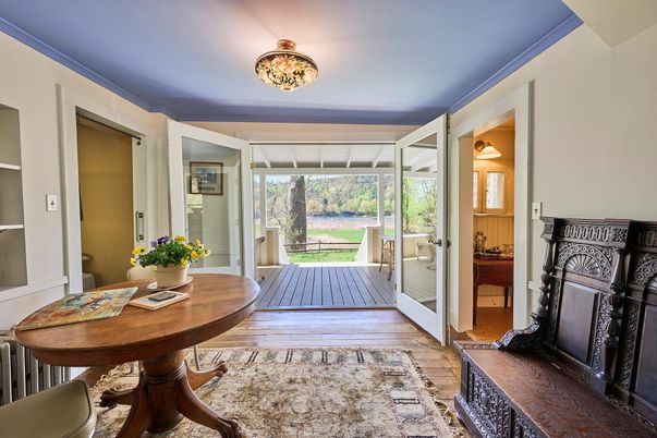 Fireplace, Interior, Wood Texture Flooring