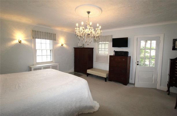 Bedroom, Chandelier, Interior