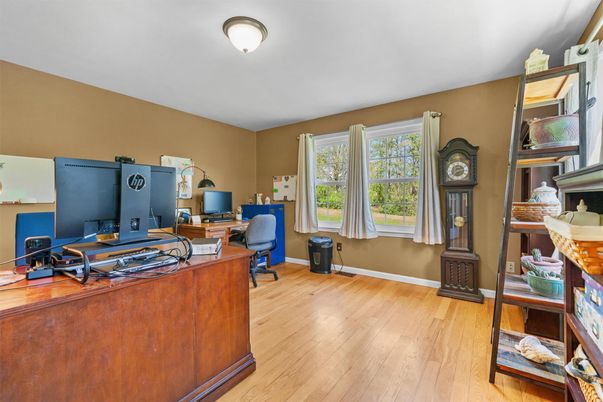 Home Office, Interior, Wood Texture Flooring