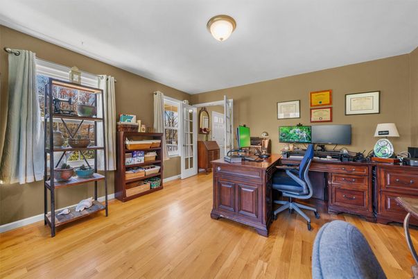 Home Office, Interior, Wood Texture Flooring