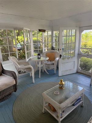 Interior, Sun Room, Wood Texture Flooring