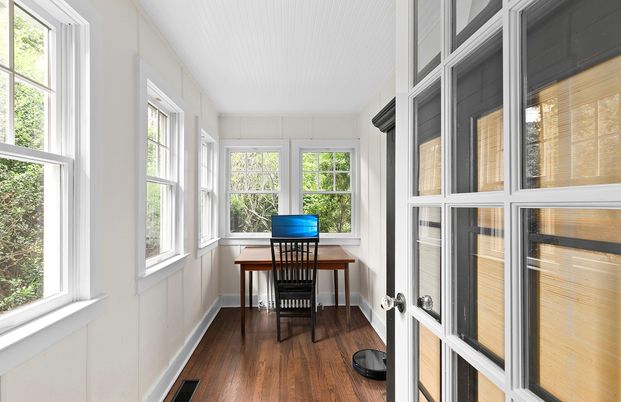 Home Office, Interior, Wood Texture Flooring