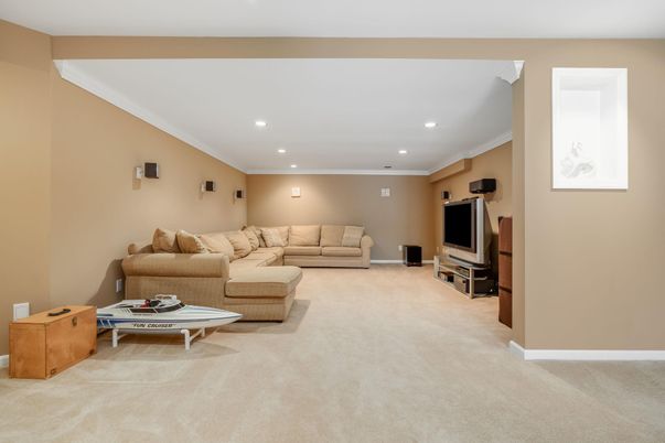 Interior, Living room, Recessed Lighting