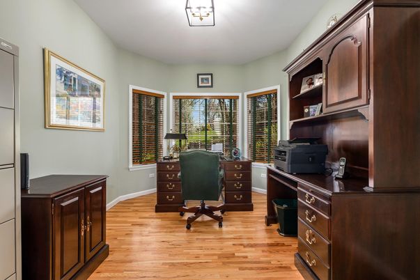 Home Office, Interior, Wood Texture Flooring