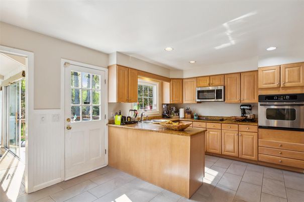 Interior, Kitchen, Recessed Lighting, Stainless Steel Appliances