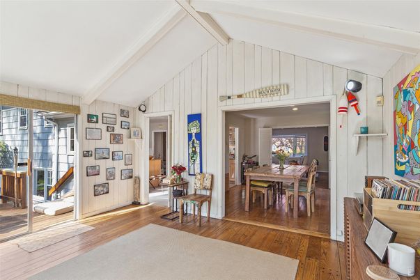 Dining room, Interior, Wood Texture Flooring