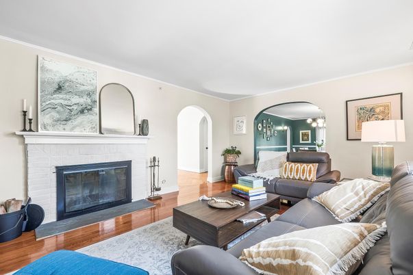 Chandelier, Fireplace, Interior, Living room, Wood Texture Flooring