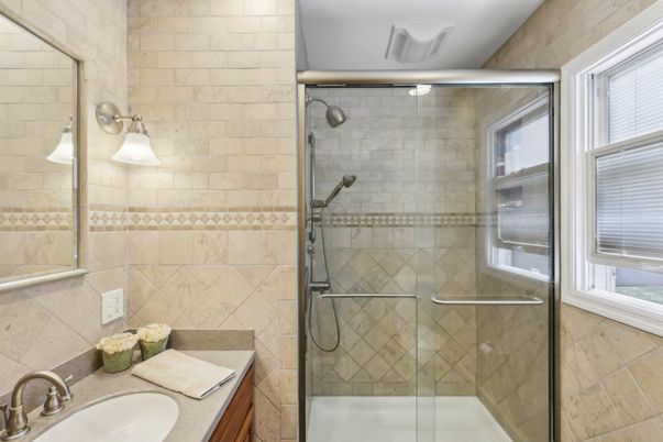 Bathroom, Glass Shower, Interior