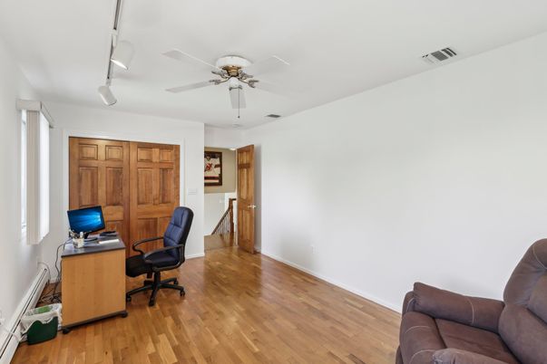 Home Office, Interior, Wood Texture Flooring