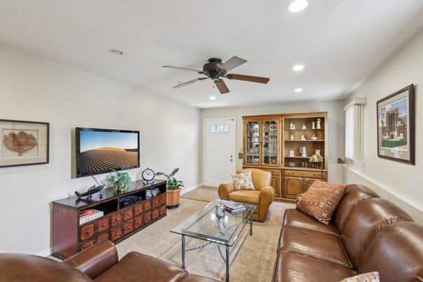 Interior, Living room, Recessed Lighting