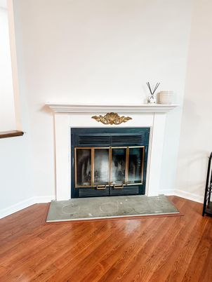 Fireplace, Interior, Wood Texture Flooring