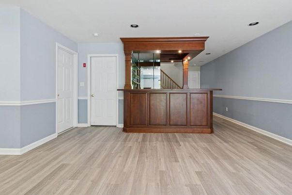 Interior, Recessed Lighting, Wood Texture Flooring