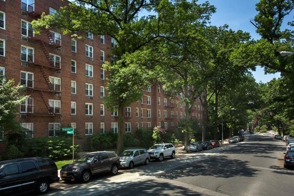 Exterior, Facade, Brick Facade, Condo Building