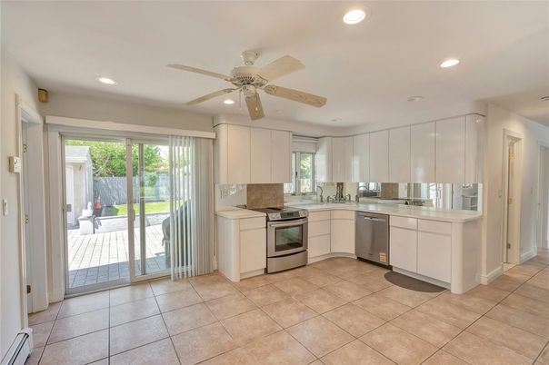 Interior, Kitchen, Recessed Lighting, Stainless Steel Appliances