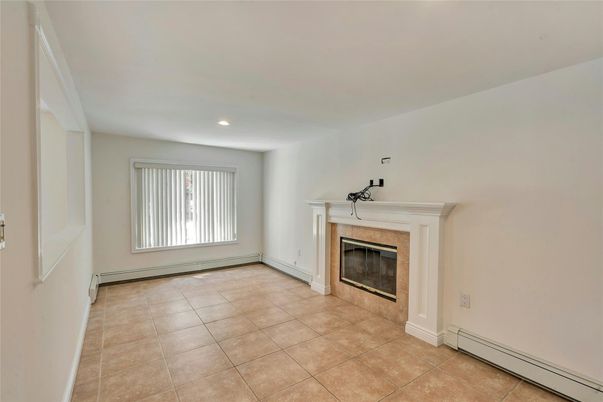 Empty room, Fireplace, Interior, Recessed Lighting