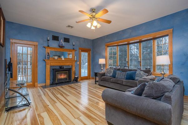 Fireplace, Interior, Living room, Wood Texture Flooring
