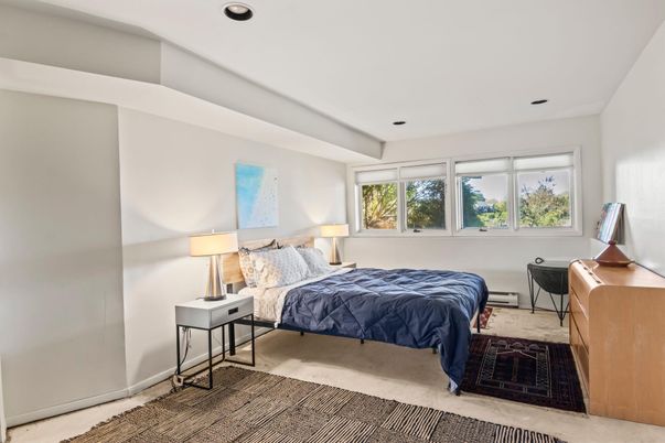 Bedroom, Interior, Recessed Lighting