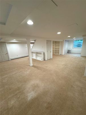 Empty room, Interior, Recessed Lighting