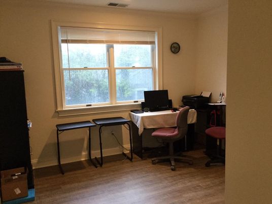 Home Office, Interior, Wood Texture Flooring
