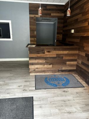 Interior, Pendant Lights, Wood Texture Flooring, Wooden Walls