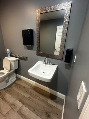 Bathroom, Interior, Wood Texture Flooring