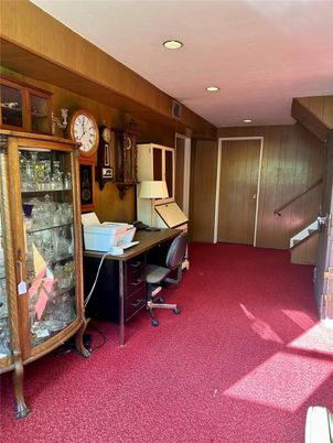 Home Office, Interior, Recessed Lighting
