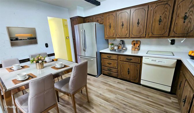 Dining room, Interior, Kitchen, Wood Texture Flooring