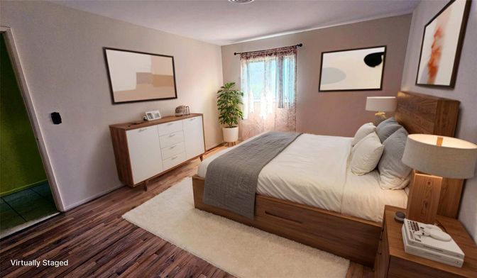 Bedroom, Interior, Wood Texture Flooring