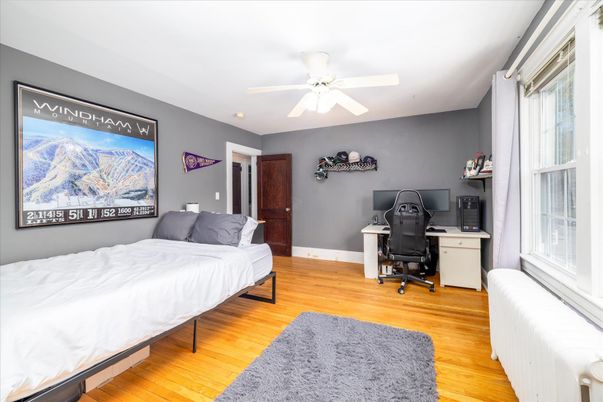 Bedroom, Home Office, Interior, Wood Texture Flooring