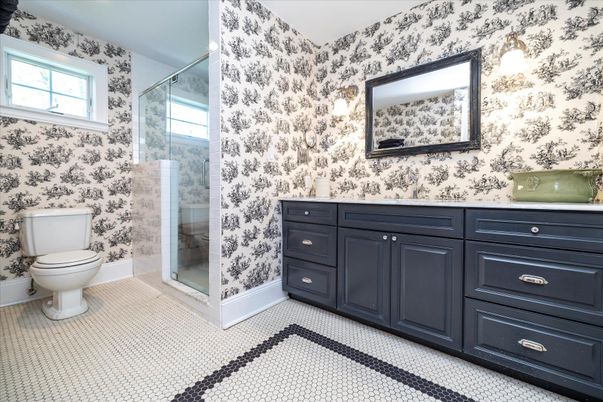 Bathroom, Glass Shower, Interior