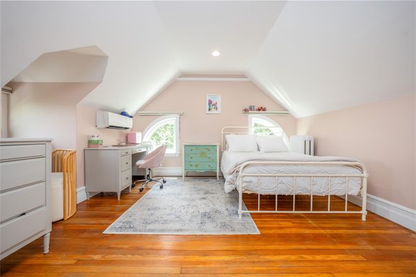 Bedroom, Home Office, Interior, Recessed Lighting, Wood Texture Flooring