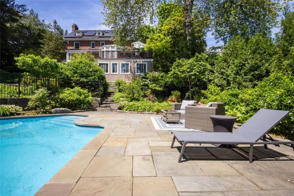 Exterior, Pool, Solar Panels