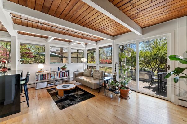 Interior, Living room, Sun Room, Wooden Ceilings, Wood Texture Flooring