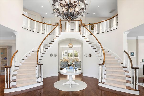 Chandelier, Interior, Recessed Lighting, Wood Texture Flooring