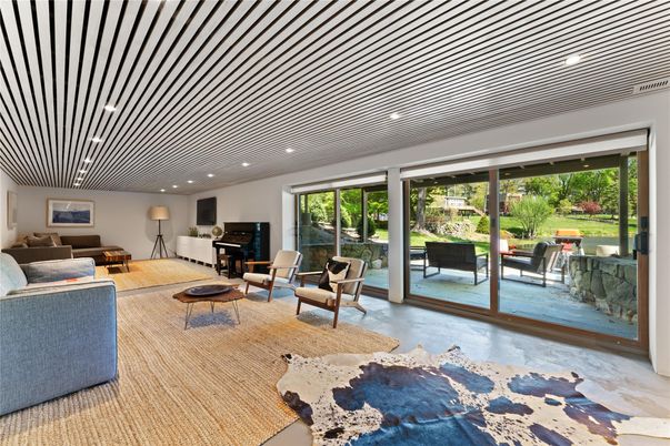 Interior, Living room, Piano, Recessed Lighting