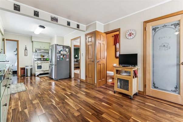 Interior, Kitchen, Wood Texture Flooring