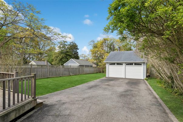 Backyard, Detached Garage, Exterior