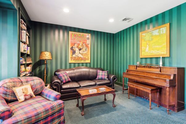 Interior, Living room, Piano, Recessed Lighting