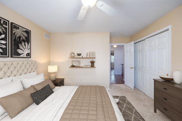 Bedroom, Interior, Wood Texture Flooring
