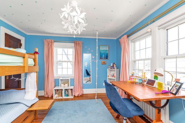 Home Office, Interior, Wood Texture Flooring