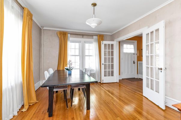 Dining room, Interior, Wood Texture Flooring