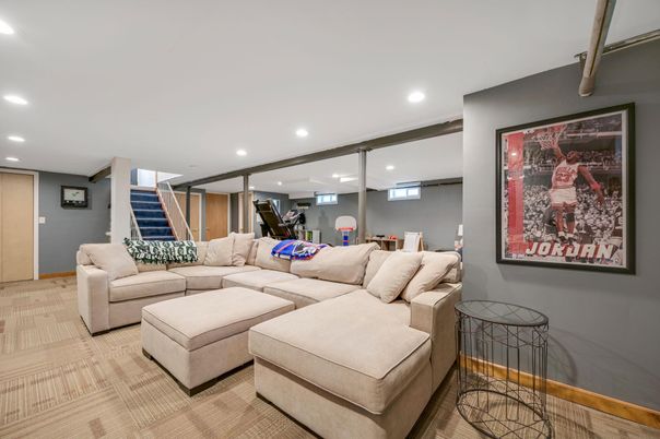 Interior, Living room, Recessed Lighting