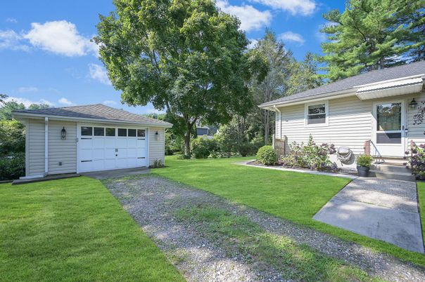 Backyard, Detached Garage, Exterior