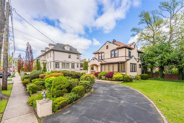 Backyard, Exterior, Facade, Tudor Revival