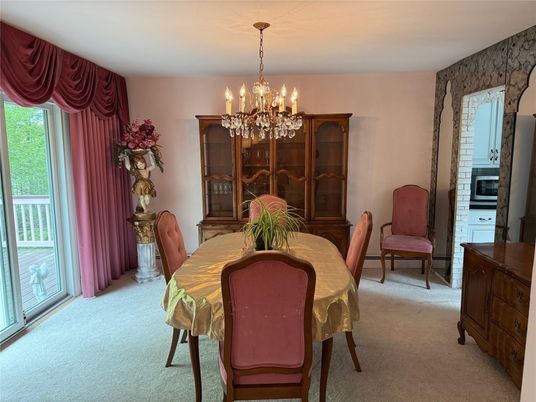 Chandelier, Dining room, Interior
