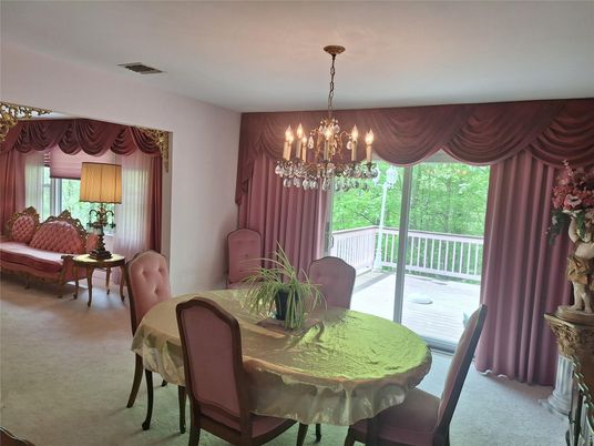 Chandelier, Dining room, Interior